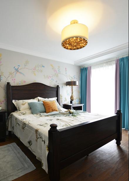 美式风格室内蕾丝窗帘颜色搭配,美式风格客厅窗帘适合什么颜色