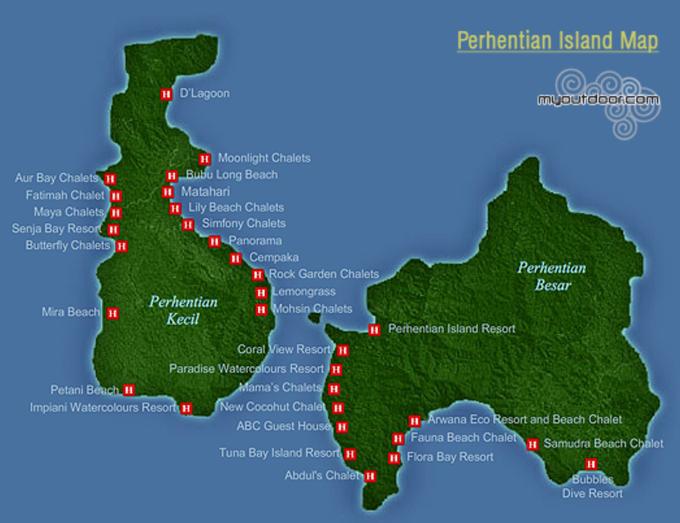 马来半岛岛屿分布图,马来半岛东侧岛屿介绍