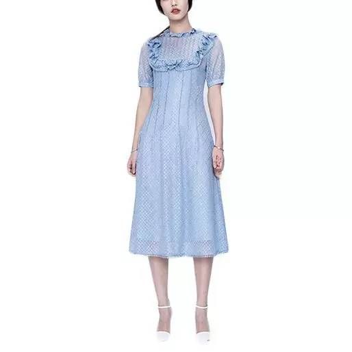 夏日穿搭蓝白色,好看又时髦的夏日穿搭