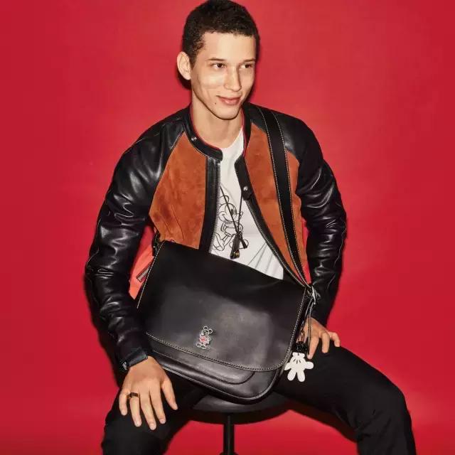 coach米老鼠双肩包,coach米老鼠帆布包