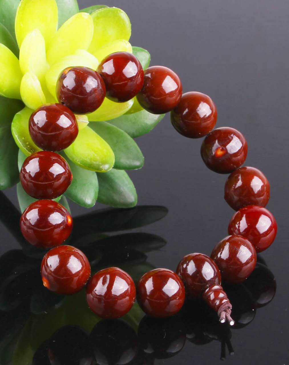 金蟾莲花菩提子手串,无工具盘金蟾菩提子