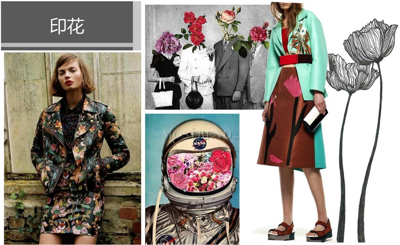 秋冬印花图案趋势,今年比较火的印花图案
