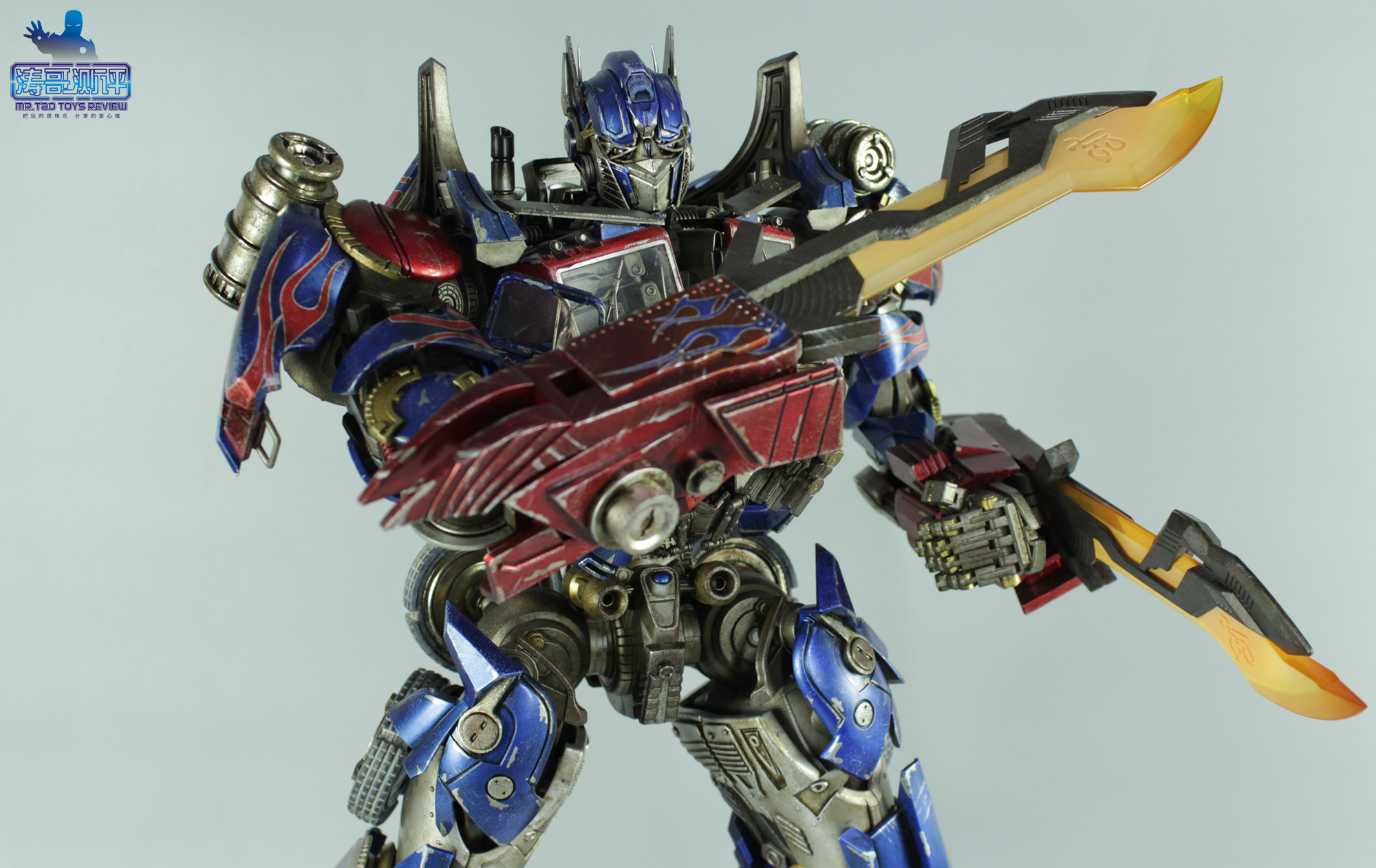 涛哥测评变形金刚3a,国产变形金刚3u级飞翼擎天柱