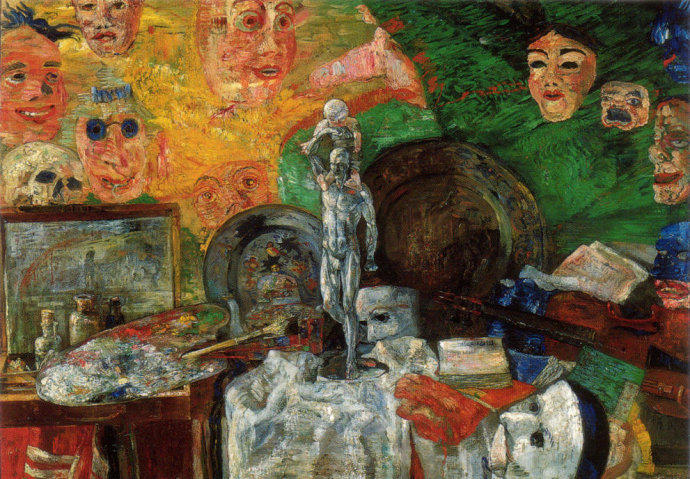 人生如戏，比利时画家教你如何画面具