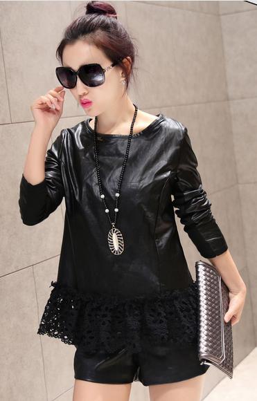 2015新款打底蕾丝长袖,今年最爆款加绒蕾丝打底