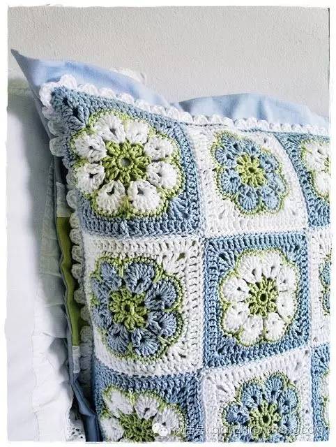 钩针拼花教程,拼花钩针图解