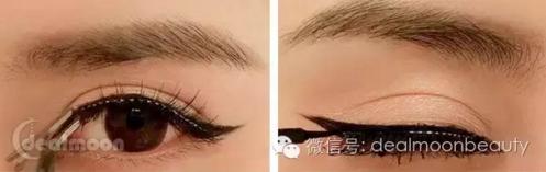 如何开眼角画眼线,有开眼角怎么画眼线