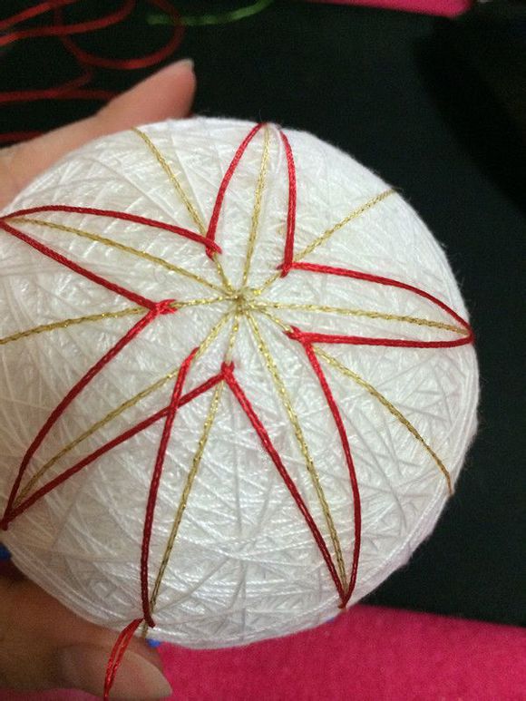 手鞠球多面体图案,手鞠球艺术