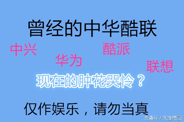 当初的中华酷联,曾经的中华酷联为什么会没落