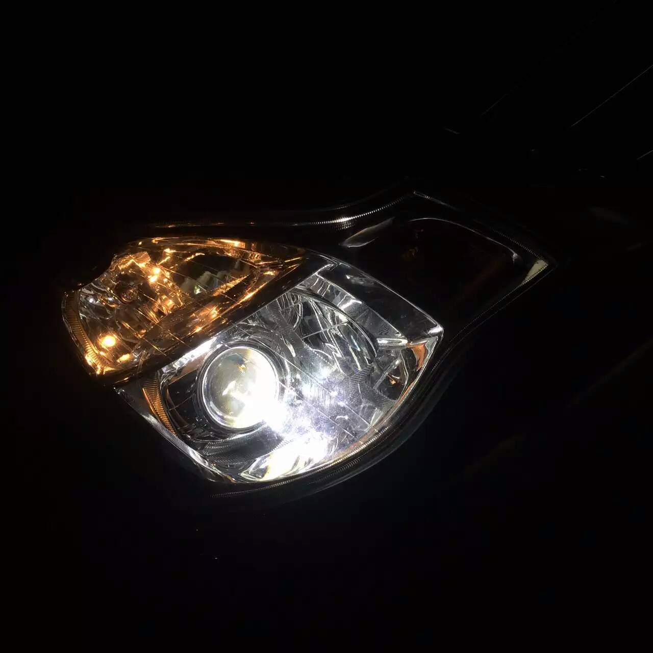 知行合一，汕头经典轩逸改灯