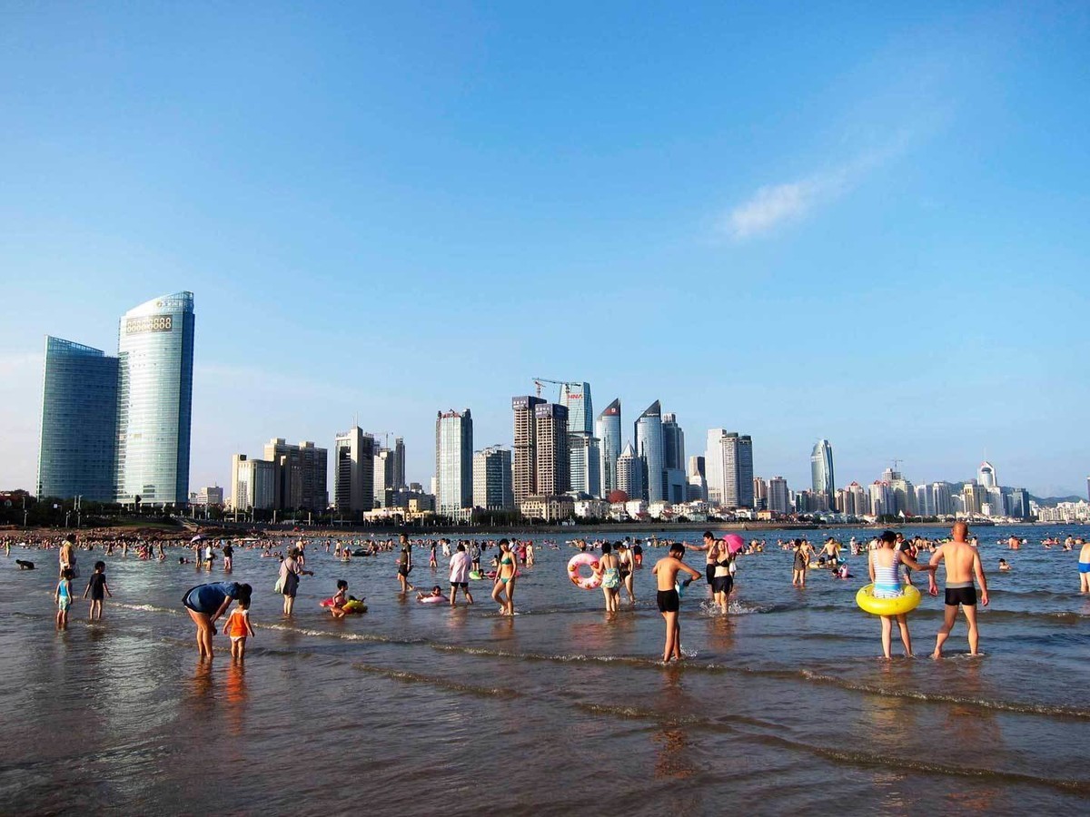 青岛海水浴场洗海澡,山东青岛水质怎么样