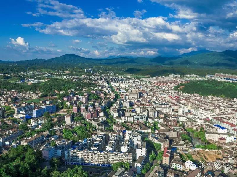 航拍大美炎陵，此处是桃源