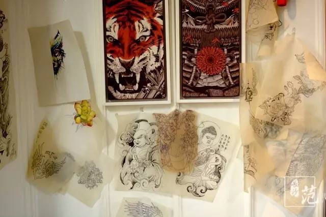 纹身师与绘画艺术,他是纹身师