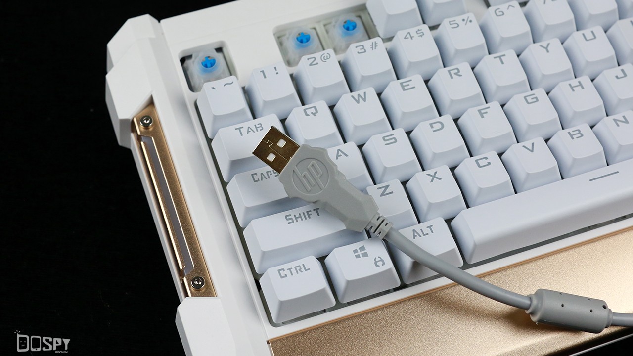 惠普机械键盘gk400y测评,惠普gk400y朋克机械键盘怎么样