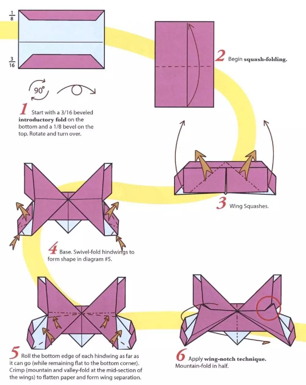 蝴蝶折纸教程超高难度,折纸蝴蝶今日分享