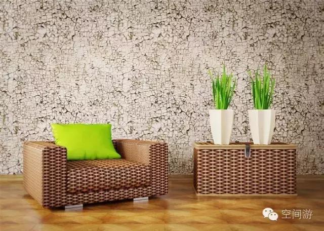 藤编阳台,阳台藤编门效果图