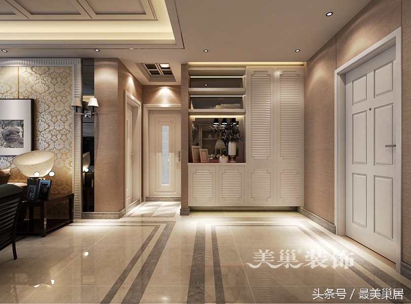 正商双湖湾两室设计,正商城三室两厅装修设计案例