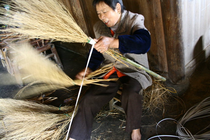 农村老家扫把,农村扫谷子扫把
