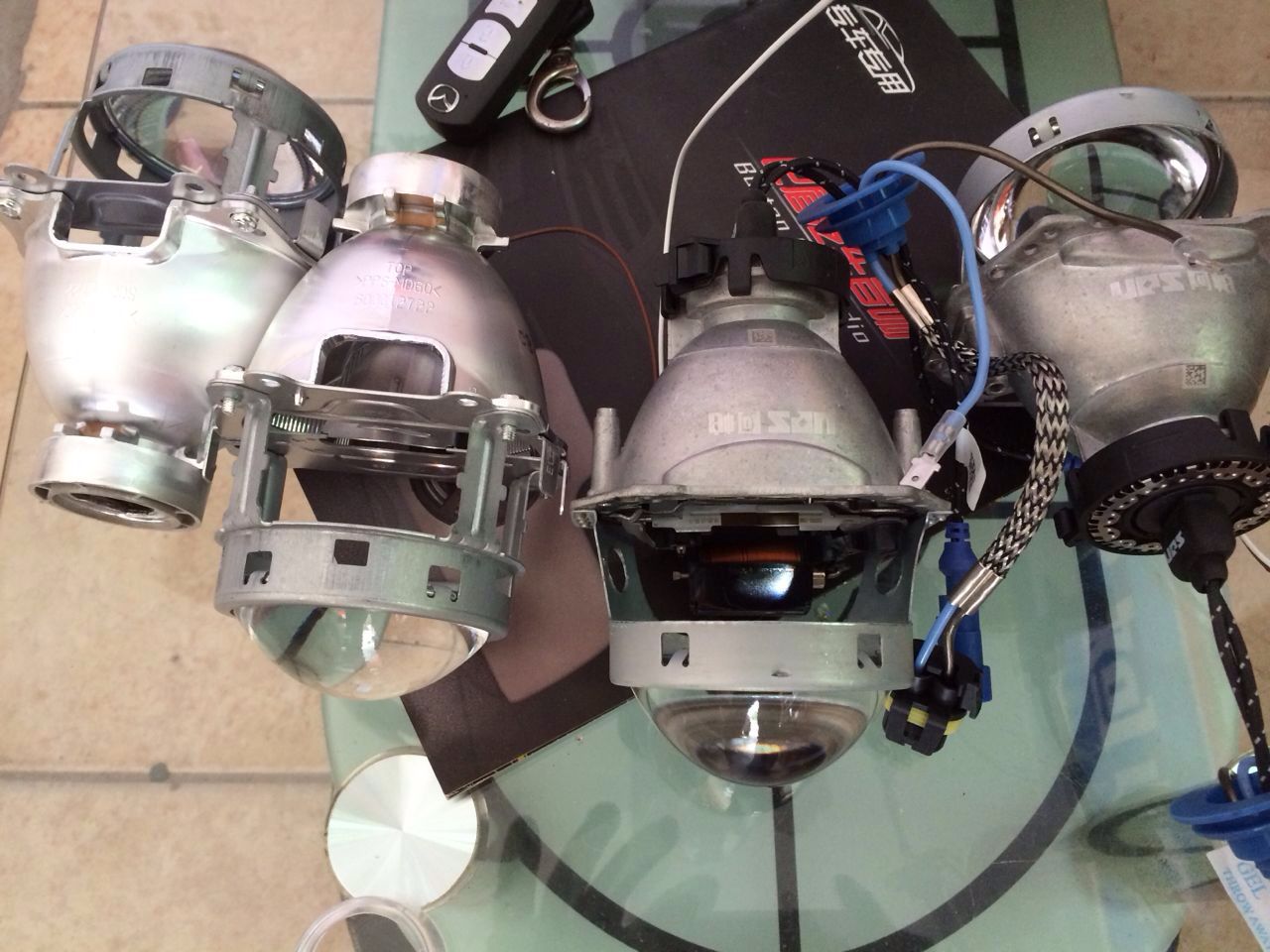 汽车改灯调光标准,汽车灯改激光