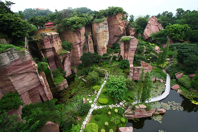 广州莲花山望海观音,广州番禺莲花山望海观音