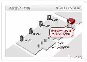 韩国仁川机场取货处介绍,韩国免税店哪些是需要机场取货的