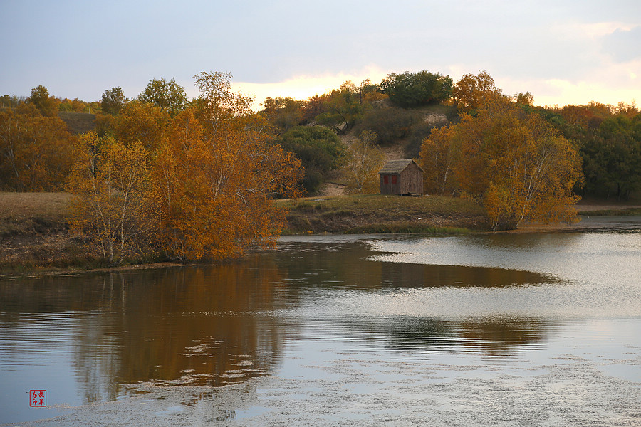 坝上草原雪景航拍,坝上草原秋景美图