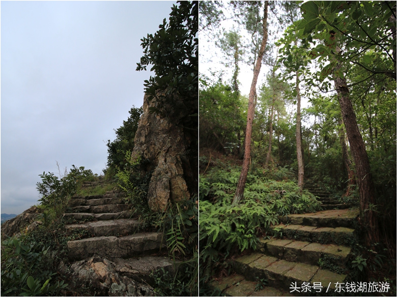 东钱湖旅游攻略徒步路线图,东钱湖古道徒步