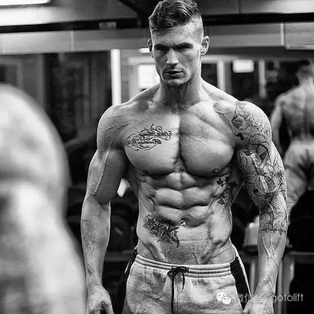 肌肉最猛而且非常帅的肌肉男,180斤胖子和180斤肌肉男对比图