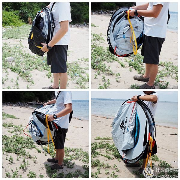 迪卡侬mh100fresh三人露营帐篷,户外露营防雨防晒加厚迪卡侬帐篷