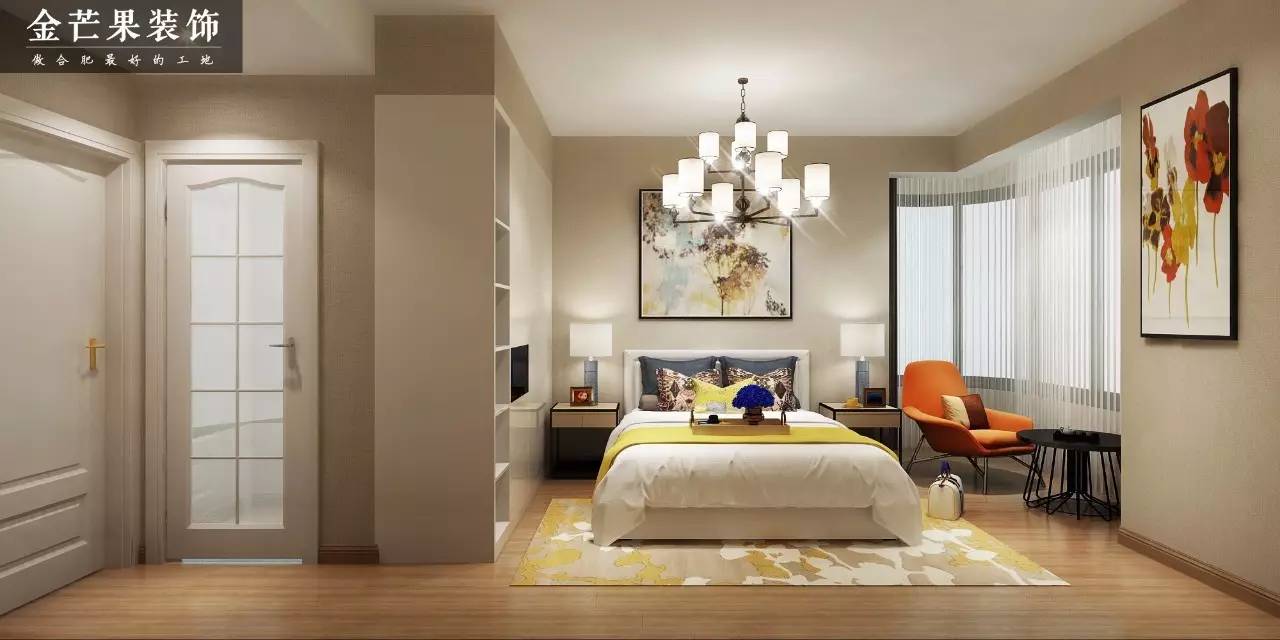 合肥金芒果装饰真实评价,合肥金芒果装饰实景现代简约风