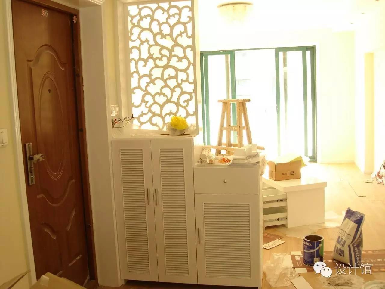 农村大门内可以放鞋柜吗,大门对玄关摆什么最好