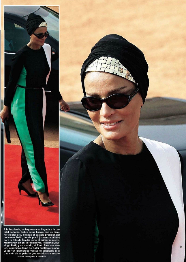 卡塔尔王太后气场,卡塔尔王太后英国女王