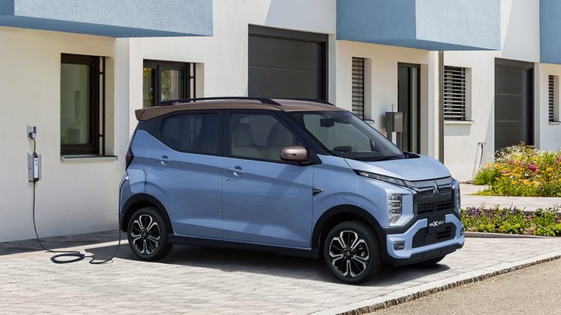 三菱ekxev官图发布续航约180公里,三菱ek-xev