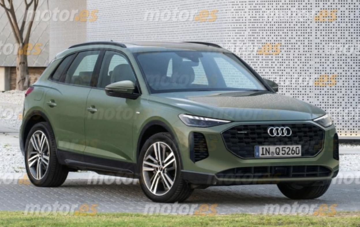 2024年奥迪q5渲染图,全新奥迪q5外观内饰