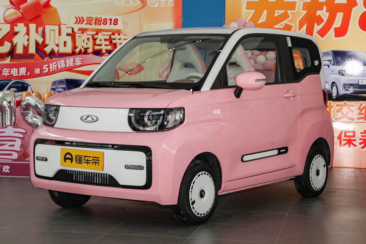 粉白设计太讨喜，售价4.752万，QQ冰淇淋桃欢喜能成为代步新宠吗