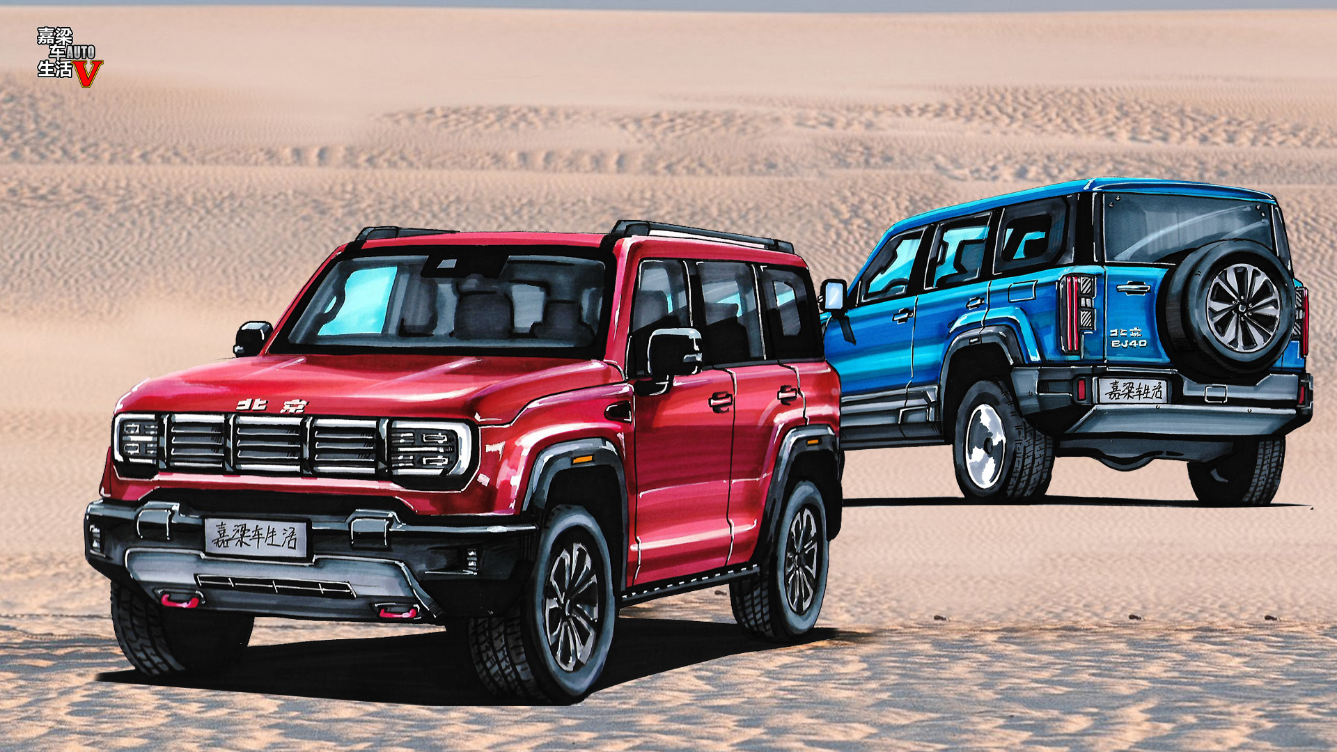 全新一代北京BJ40谍照曝光,新一代北京bj40实车