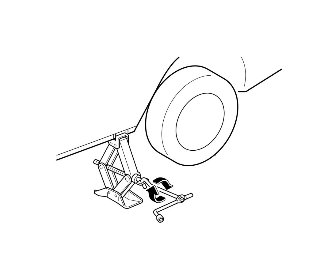 VOC有备无患图解长马车型更换备胎