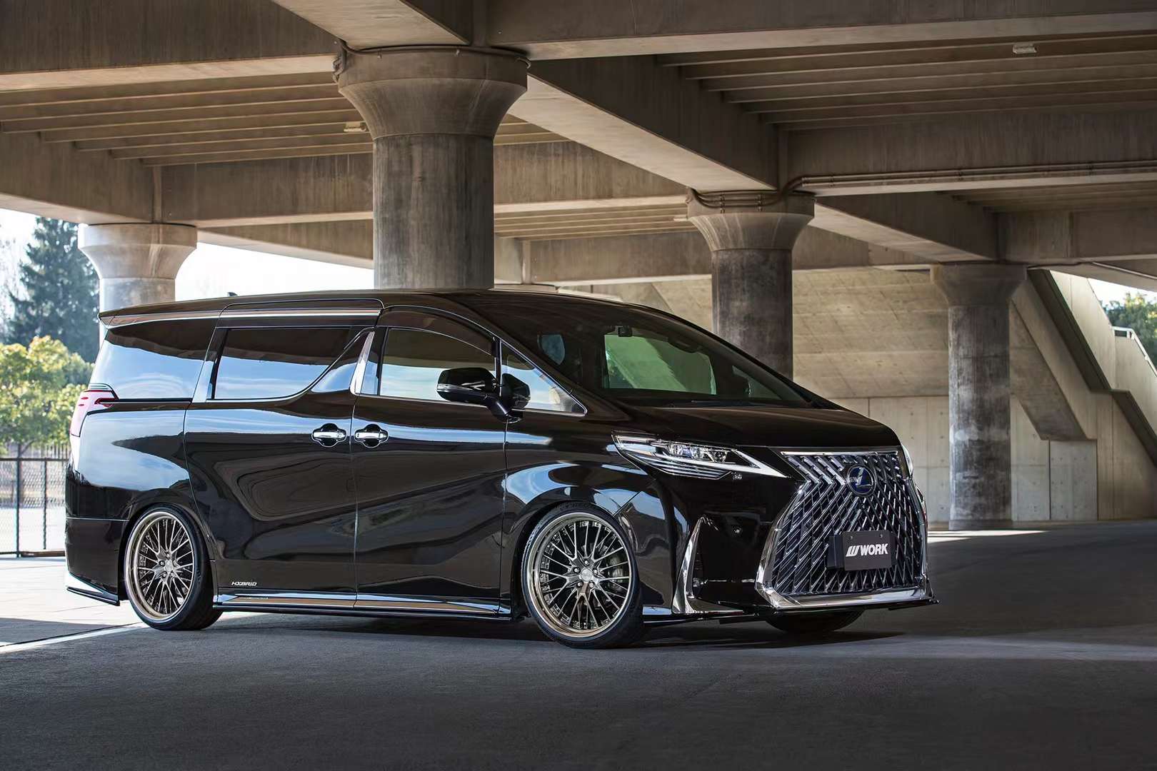 两片式高品质轮毂，埃尔法威尔法商务车轮毂改装