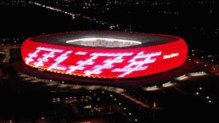 拜仁慕尼黑在安联球场拜年,德国慕尼黑安联球场