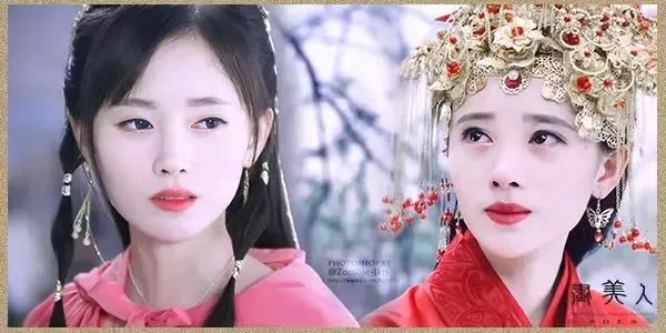 赵丽颖迪丽热巴同款古装造型,范冰冰杨幂迪丽热巴