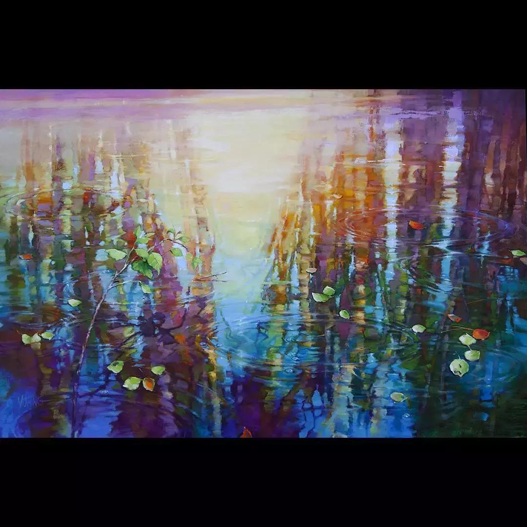 三个画家笔下的雪景,三位油画家的风景画