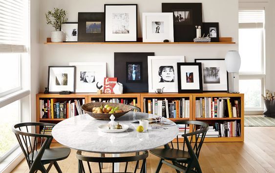 这才叫背景墙,摆放式照片墙