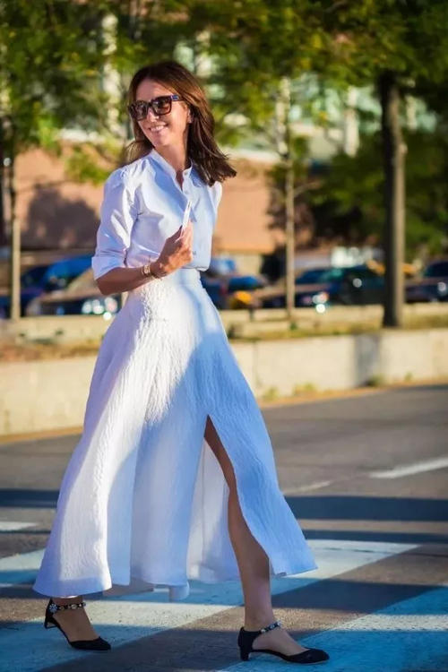 简约大气的胯宽腿粗洋气穿搭,大腿粗矮个子穿搭技巧