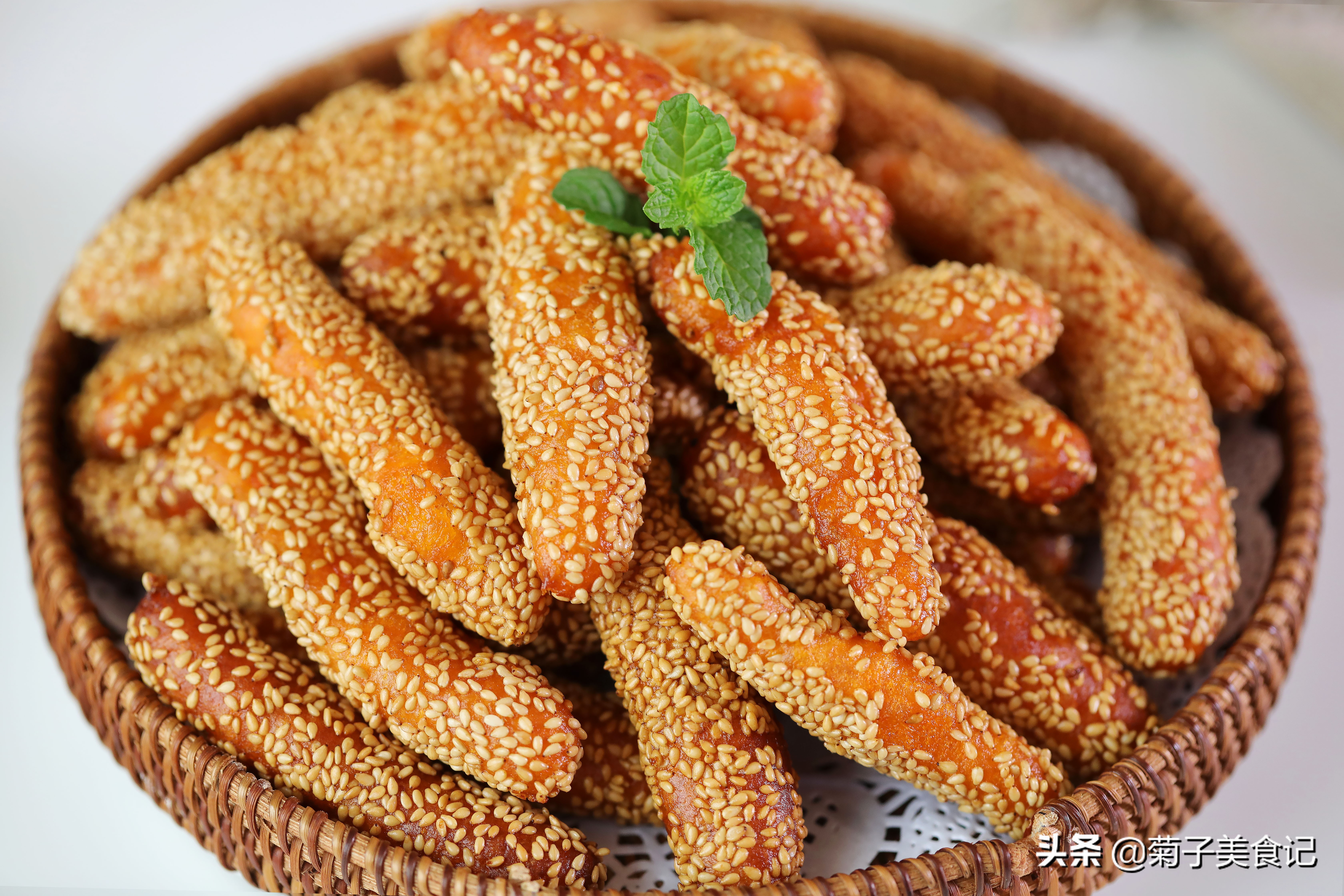 菊子炸土豆,香脆油炸红薯条