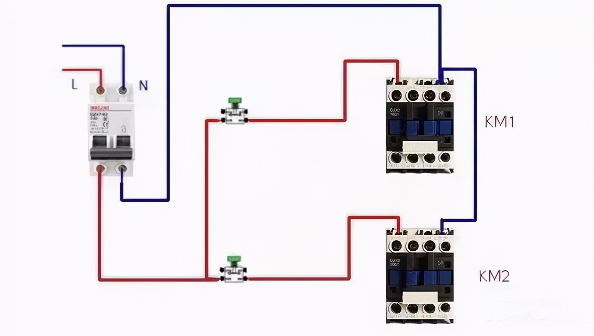 cjt1-40交流接触器接线图解及视频,交流接触器的接线方法与电路图