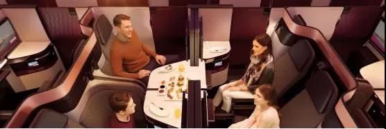 卡塔尔航空777经济舱体验,卡塔尔航空qsuite商务舱是哪个飞机