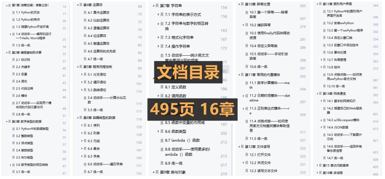 看漫画学python全彩版pdf下载,10分钟教你从零开始学python入门