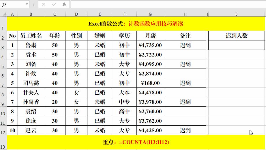 统计数量和频率函数的应用技巧,统计数量函数公式大全