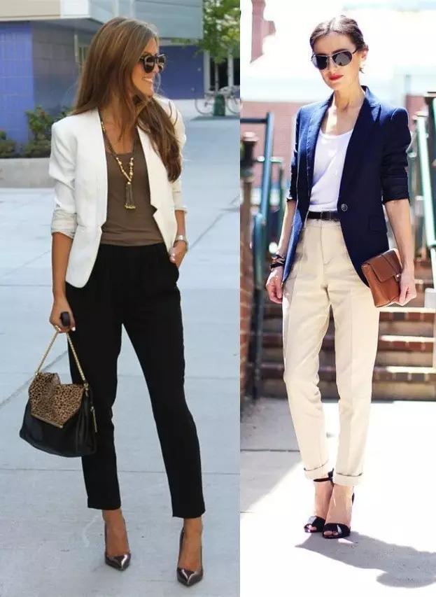 女生西装怎么穿高级好看,女士西装该怎么穿才好看