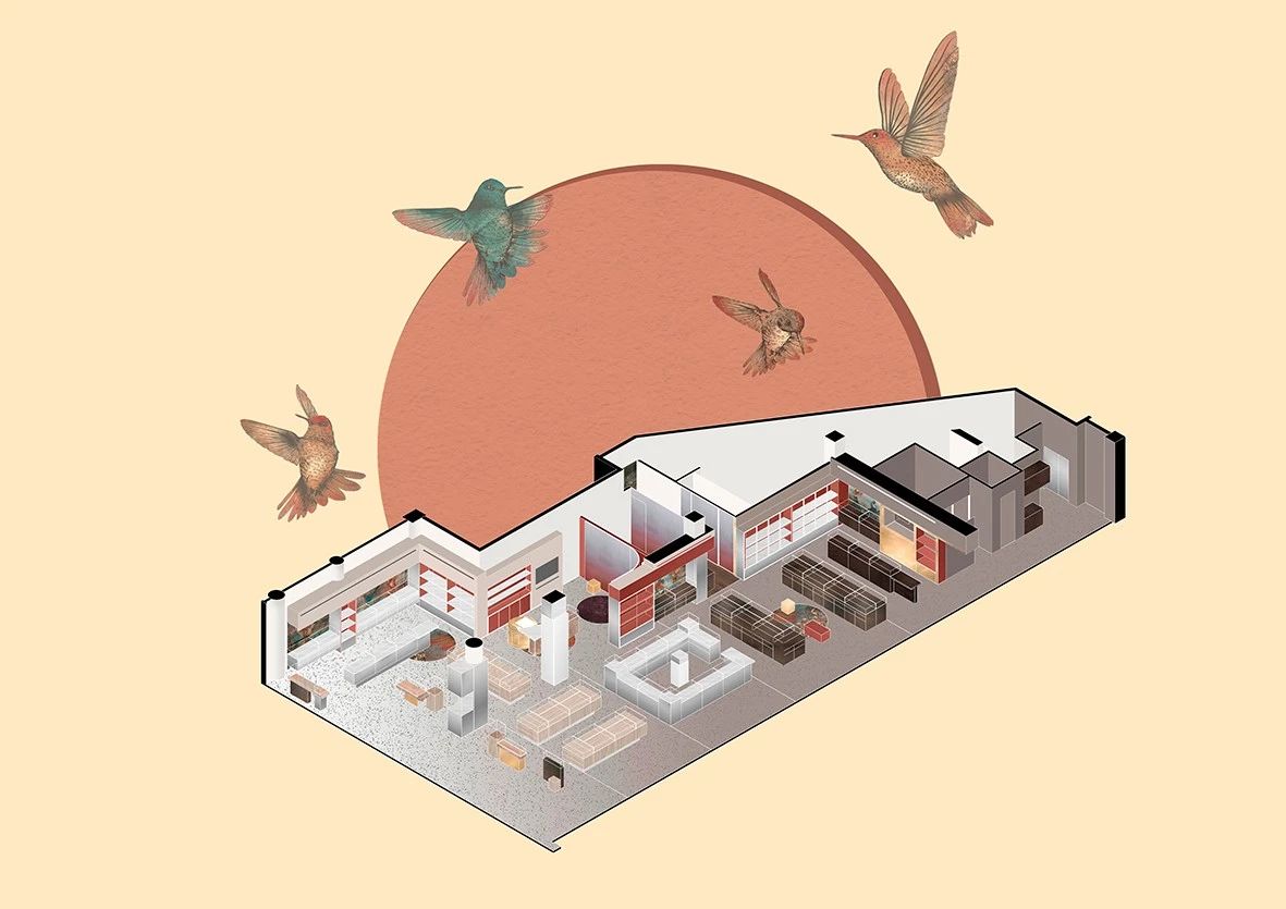 八荒设计：品真阁北京概念旗舰店阐释东西融合的诗意之美